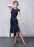 COLETTE latin dance skirt by Grand Prix polyamide micro, black, M