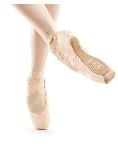 Pointe shoes LCL 4HDH (w) satin, pink, 9, W